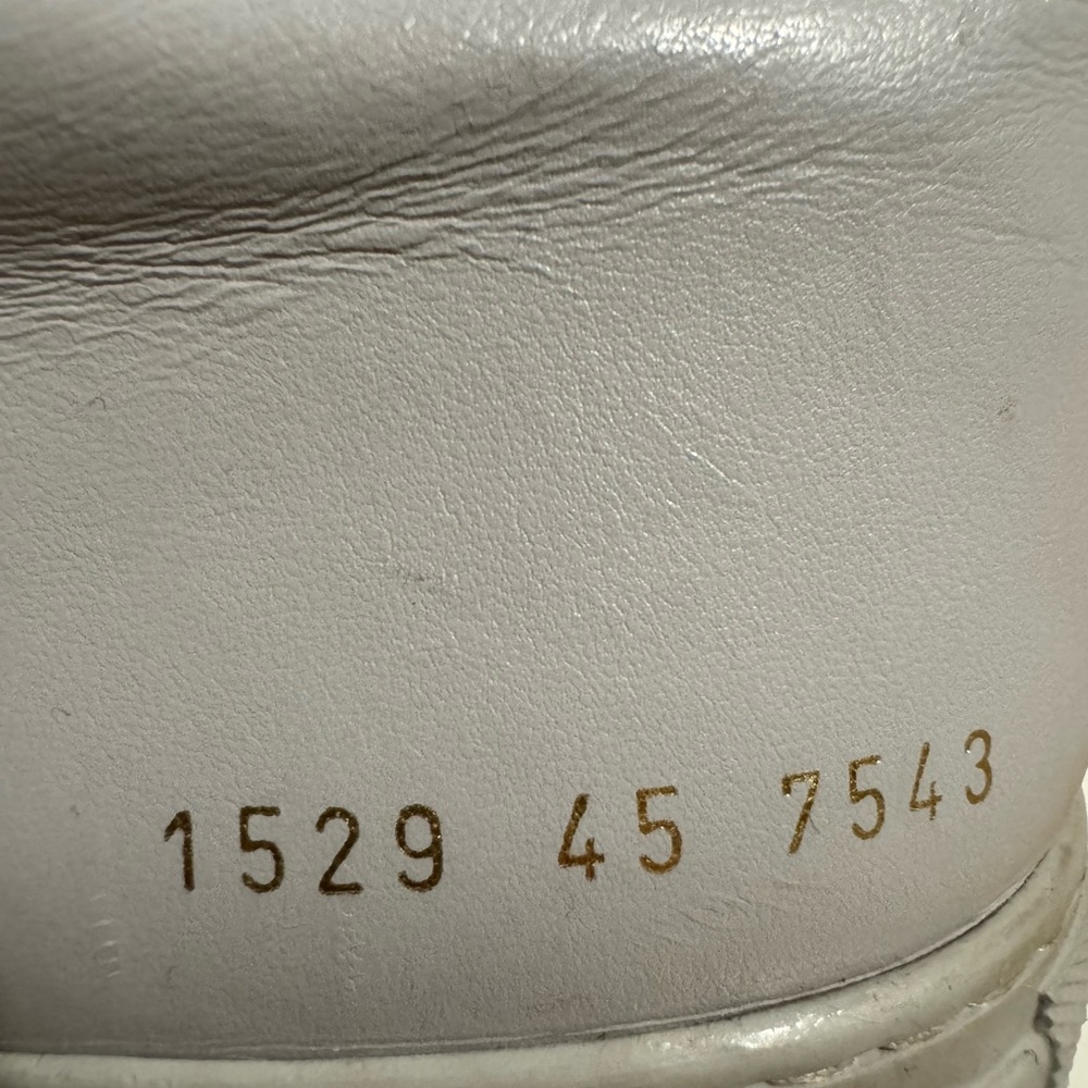 Common Projects Light Gray High-Top Sneakers W/ D… - image 7